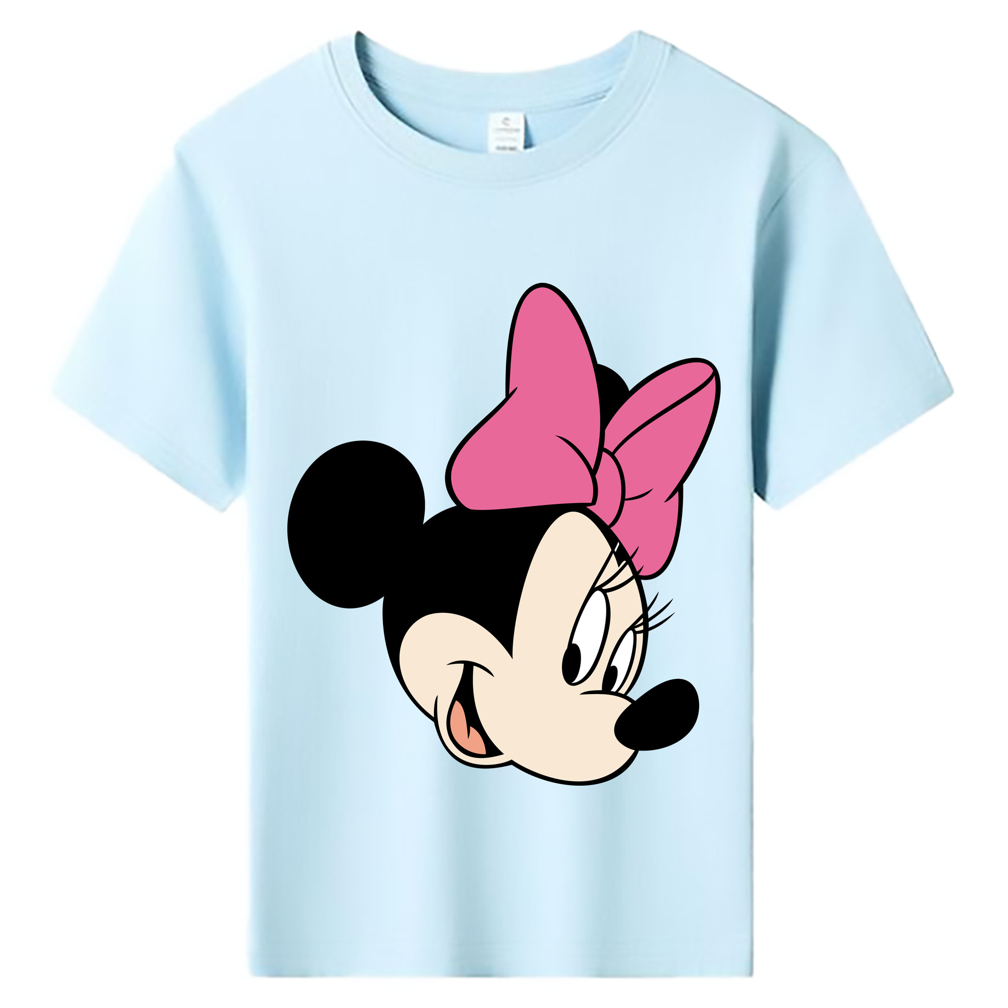 ミッキーマウス Mickey Mouse 綿100％キッズTシャツ（フロントプリント）